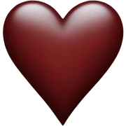 dark red heart sticker