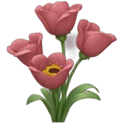 mano lanza flores sticker