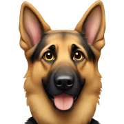 German Shepherd sticker
