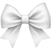 white bow sticker