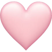 Pastel pink heart sticker