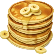 banana pancakes  sticker