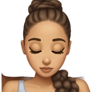Ariana Grande sleeping sticker