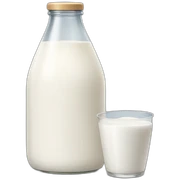 Bottle of milk  sticker