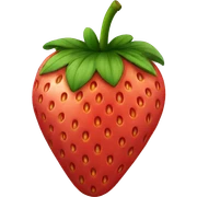 Strawberry sticker
