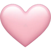Light pink heart  sticker