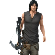 realistic male with weapons sticker
