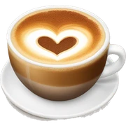Cappuccino mit Herz  sticker