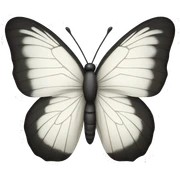 white butterfly  sticker