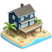beach house sticker