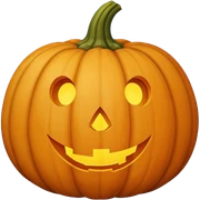 beige pumpkin sticker