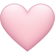 Light pink heart sticker