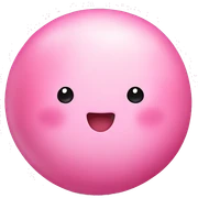 Pink mochi  sticker