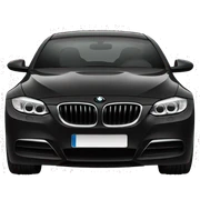 black bmw sticker