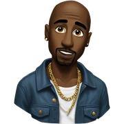 Tupac sticker