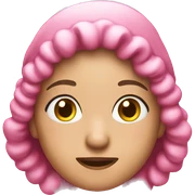 Pink christmas sticker