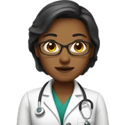 female doctor sticker