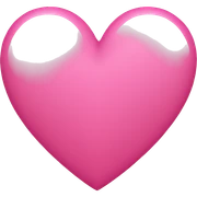 Pink heart  sticker