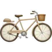 Beige bike sticker