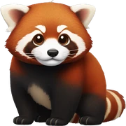 Red panda sticker