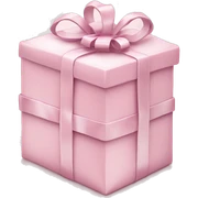 Light pink Christmas gifts under a white Christmas tree  sticker