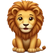 cute lion sticker