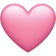Pink heart sticker
