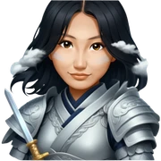 Moonlit Samurai sticker