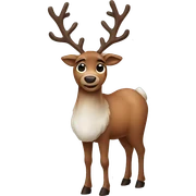 Reindeer sticker