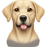 Lab mix   sticker