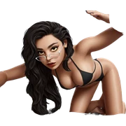 bikini beauty with a twist sticker