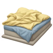 messy bedding sticker