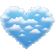 heart cloud sticker