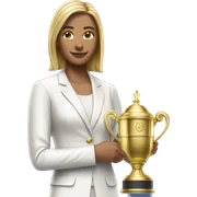 Women’s Wimbledon trophy  sticker