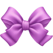 Cute bow sticker