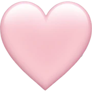 Light pink heart sticker
