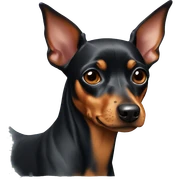 miniature pinscher  sticker