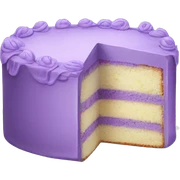 Lavender cake sticker