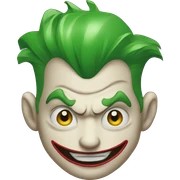 Joker comics sticker