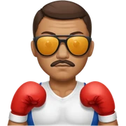 French Boxer With sunglasess sticker