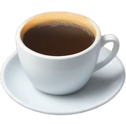 Snowy cup of coffee sticker