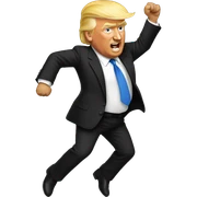 Donald Trump dancing sticker