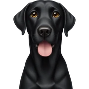 black lab sticker