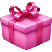 Pink Present sticker