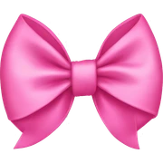 Pink bow sticker