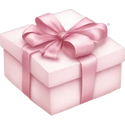 Light pink Christmas gifts under a white Christmas tree  sticker