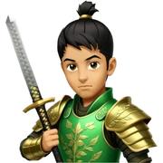 Emerald Samurai sticker
