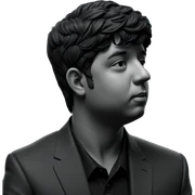monochrome formal portrait of male sticker