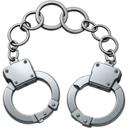 Handcuffs sticker