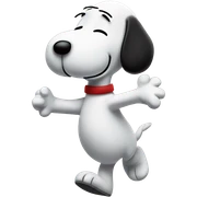 snoopy dancing sticker